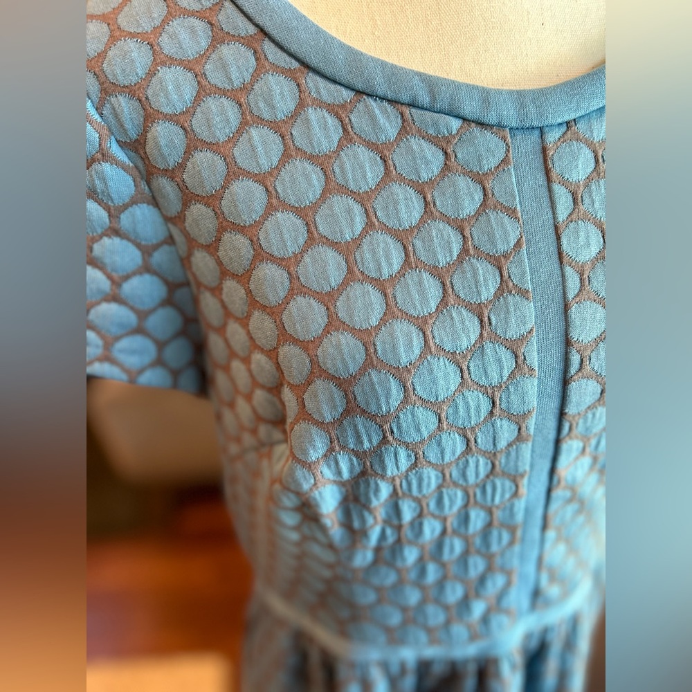 Boden polka dot blue gray dress - Picture 4 of 12